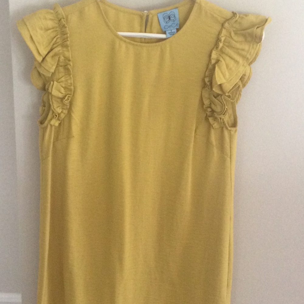 CeCe mustard color never worn dress